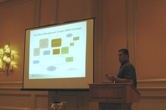 Tony Leingang describes the SMC as he presents at the 2012 NRITS Conference. Tony Leingang describes the SMC as he presents at the 2012 NRITS Conference.