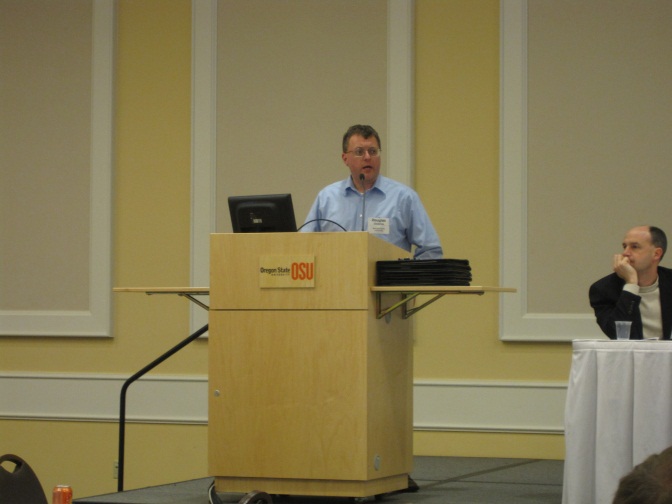 Doug Galarus presents at the 2012 NWTC.
