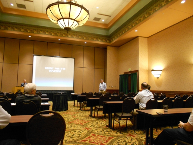 Sean Campbell, Caltrans, acts as moderator and leads discussion during Session D2 of the 2014 NRITS Conference.