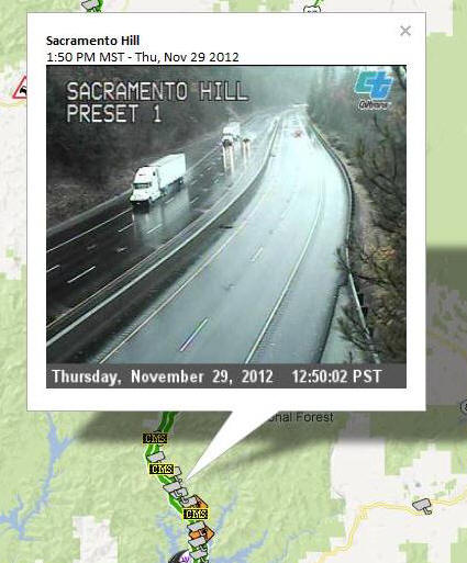 CCTV at I-5 and Sacramento Hill