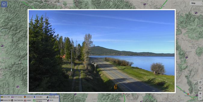 OSS Screenshot, 2020-05-28: enlarged MDT CCTV camera image Georgetown Lake North.