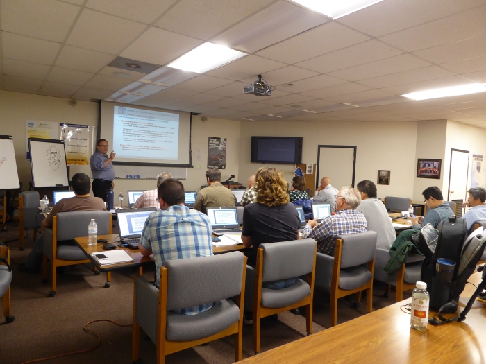 Course instructor Phil Isaak explains a concept during the Small Data Center, Structured Cabling, and Grounding class. Course instructor Phil Isaak explains a concept during the Small Data Center, Structured Cabling, and Grounding class.