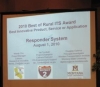 Responder Project Update, 9/7/2010: Best of Rural ITS Awards