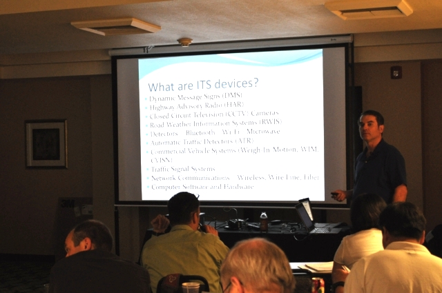 Phil Braun reviews the devices and systems that are part of ITD’s ITS network. Phil Braun reviews the devices and systems that are part of ITD’s ITS network.