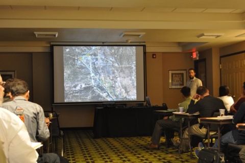 At past Forums, Caltrans District 2 has presented different aspects of the private point-to-point microwave system they have developed. At the 2014 Forum, ITS Engineer Jeremiah Pearce brought everything together by presenting the development and evolution of the overall microwave system. Here he shows a map with some of the ITS sites discussed in the presentation.