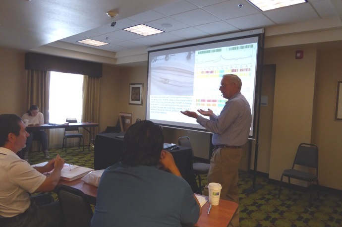 Mike Beyer shows a snow incident and compares the reports received from different types of sensors (in-pavement versus out-of-pavement). Mike Beyer shows a snow incident and compares the reports received from different types of sensors (in-pavement versus out-of-pavement).