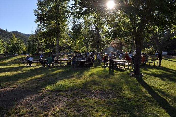 Wednesday evening’s dinner and networking session were held at Upper Greenhorn Park in Yreka, California. Wednesday evening’s dinner and networking session were held at Upper Greenhorn Park in Yreka, California.