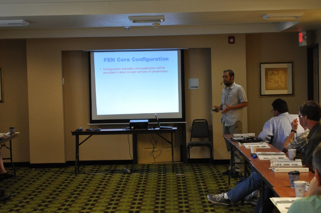 Jeremiah Pearce discusses the core configuration of the FEN associated with the Rural TMC in Redding, California. Jeremiah Pearce discusses the core configuration of the FEN associated with the Rural TMC in Redding, California.