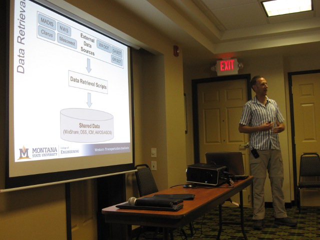 Dan Richter explains the technical aspects of the data retrieval process. Dan Richter explains the technical aspects of the data retrieval process.