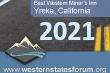 WSF mountain logo, www.westernstatesforum.org, Best Western Miner's Inn Yreka California 2021, link