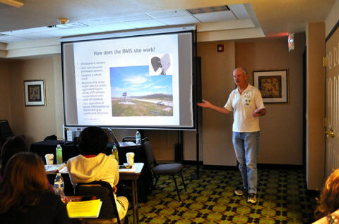 Bob Koeberlein discusses the technical details of ITD's RWIS sites. Bob Koeberlein discusses the technical details of ITD's RWIS sites.